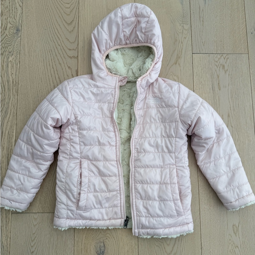 The North Face Light Pink Kids Puffer Jacket
